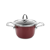 "Copper Core Cookware" Кастрюля 1,9л 16см цв.бордо