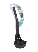 Половник-шумовка 28см 2цв.