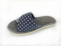 "Forio" Тапочки женские "Горох серый" размер 39