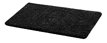 SHAHINTEX MICROFIBER Коврик для ванной 80х120см, цв.черный 18
