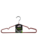 Н-р вешалок металл. с антискользящим покрытием 5шт. 40,5см, 2цв.