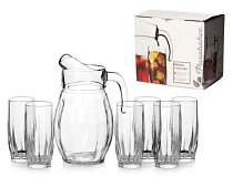 "PSB" DANCE" Набор: кувшин 1,6л, 6 стаканов 320мл