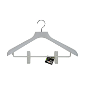 "Light" Вешалка пластик с зажимами, 45см, цв.полупрозрачный