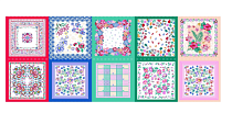 Набор женских носовых платков "Цветочная поляна" 6шт., 28х28см