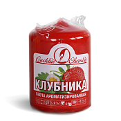 Свеча пеньковая "Клубника" 5см