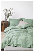 "Capriccio" Комплект постельного белья, семейный, цв.зеленый, 70х70см, полисатин