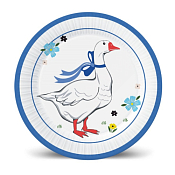 "Гуси" Набор бум.тарелок 6шт. 23см