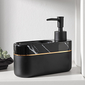 Дозатор для моющего средства с подставкой для губки "Savanna" 400мл