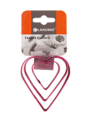 "Cook Charmy" Набор форм для выпечки печенья "Сердце" 3шт.