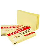 Блок с липким краем 5,1х7,6см 100л, цв.желтый