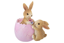 Фигурка "Кролики" 8,5х5,5х10см