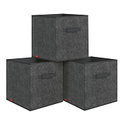 "VALIANT" MONET NIGHT Набор коробов стеллажных без крышки 3шт, 28х28х28см