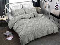 "Amore Mio" Комплект постельного белья "Amber" 2сп с евро-простыней, 70х70см, сатин