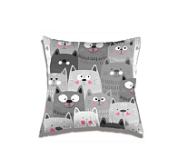 Наволочка декоративная "Мяу" 45х45см