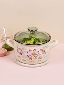 "Лотос" Кастрюля глубокая со стекл. крышкой 5,4л