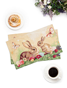 "Пасха.Райский сад" Набор салфеток 2шт. 30х50см