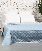 "Melissa" Покрывало 200х220см, цв.голубо-серый