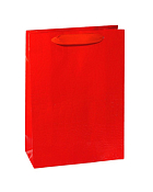 Пакет бумажный "Кайман" красный 40х30х12см