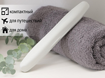 Футляр для зубной щетки 21х3,5х2,5см, цв.серый