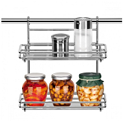 "MONTI" Полка двухъярусная 26х10см