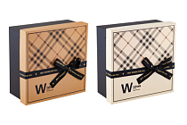 Коробка подарочная "Burberry" 17х17х8см, 2цв.