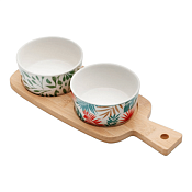 "Apollo" Набор салатников "Flake" 2шт. на подставке