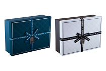 Коробка подарочная "Blue diamond" 29х21х9,5см, 2цв.