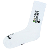 Носки "Енот" цв.белый, размер 41-45