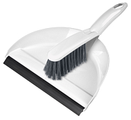 "Good" Набор: щетка-сметка с совком, 7,2x24,5x31,4см, цв.белый