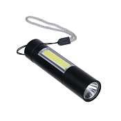 "ЕРМАК" Фонарик мини USB, LED+СОВ, 2х2х8,6см