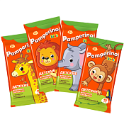"Pamperino"Kids" Детские влажные салфетки с экстрактом ромашки и вит.Е 15шт.