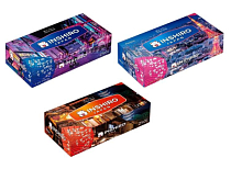 "INSHIRO"SilkFlower" Салфетки бумажные двухслойные "City" 250шт.