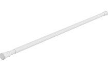 Карниз для штор 120-220см, цв.белый