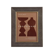 Фоторамка "Rust Chess" 13х18см, цв.темно-серый