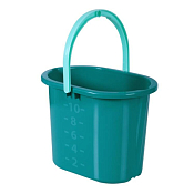 "HAUSMANN" Ведро 10л, 37х26х27см, цв.зеленый