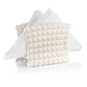 "TIFFANY" Салфетница 11х15,2см цв.молочно-белый