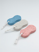 Пемза для ног "Бесконечность" 9,5х4,5см цв.микс