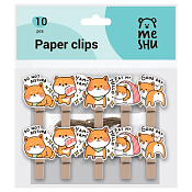 Набор прищепок декоративных "Funny dogs" с веревкой 10шт.