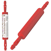 Скалка фигурная "Звездочки-сердечки" 22,х5см