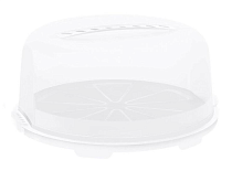 FRESH Контейнер для торта 35,5х34,5х16,5см, цв.белый