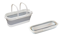 "Mix Home" Ведро складное 10л, цв.серый