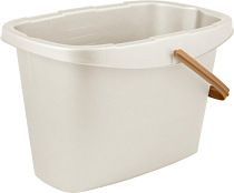 "Wood" Ведро 13л, 38х28,5х35см, цв.сливочный, бук