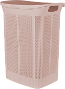 "Keeplex" Корзина для белья "Ajur" 50л, 43х34х59см, цв.бежевый топаз