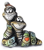 Фигурка "Новогодние змейки" 13х12,5см