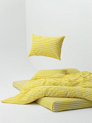 "Urban Family" Комплект постельного белья, евро, 70х70см, цв.солнечный,полоса, перкаль