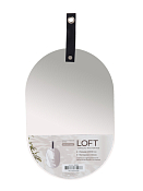 Зеркало настенное "LOFT" 20х30см, цв.черный