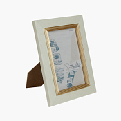 Фоторамка "Simple Monstera" 10х15см, цв.белый