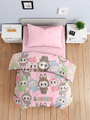 "Ночь нежна" Комплект постельного белья "Лабубушки" 1,5сп, 50х70см, бязь