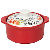 "Appetite" Chilli" Кастрюля керамическая 1,3л