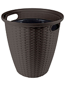 Кашпо напольное "Ротанг" с внутр.горш. d=23см h=23см 7л